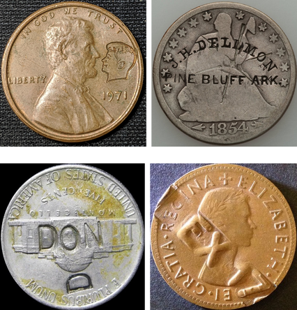 Counterstamped coins